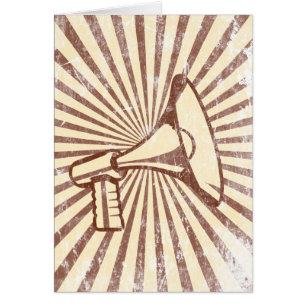 Cartão Megafone