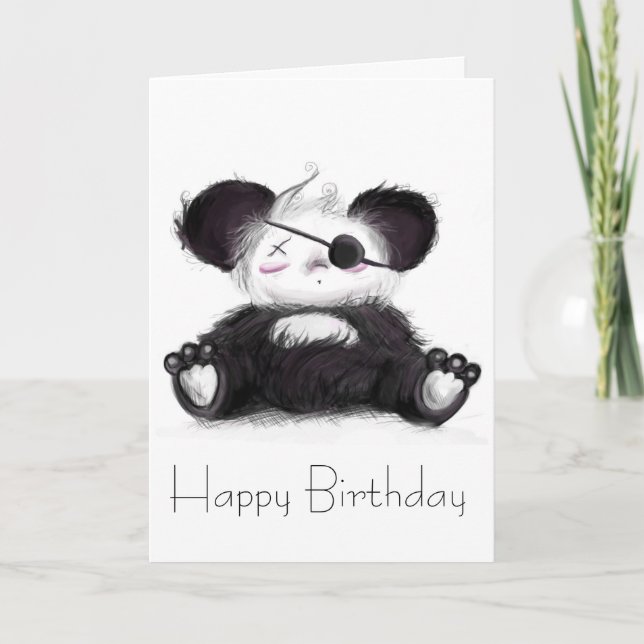 Cartão Mei Mei Panda Pirate (Frente)