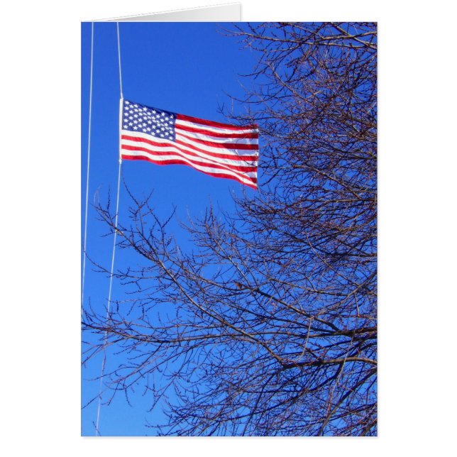 Cartão meia-bandeira (Frente)