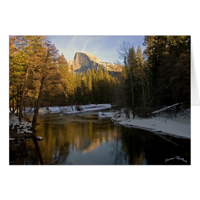 Cartão Meia centelha na cópia em Sun à tarde (Frente Horizontal)