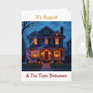 Cartão Meia Halloween e Meio de Natal   Holidays Humor