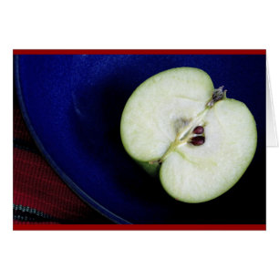 Cartão Meia maçã