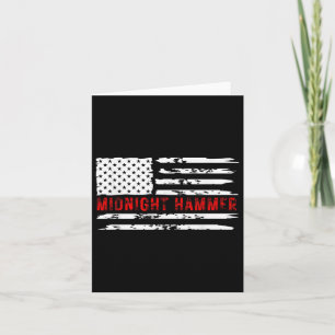 Cartão Meia-Noite, Hammer B-2, Stealth Jet, Bandeira Usa