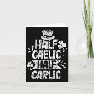 Cartão Meia Rua Gaélica De Meia Gaélica. Patricks Day Iri