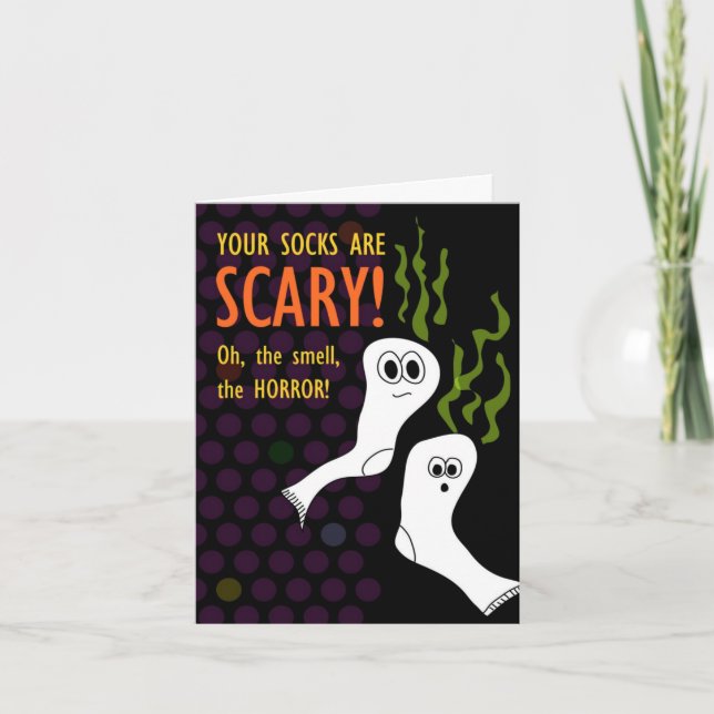 Cartão Meias Horríveis Smelley (Frente)