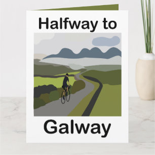 Cartão Meio caminho para Galway Viagem de carro