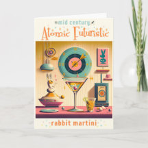 Meio século Atômico - Coelho Futurístico Martini