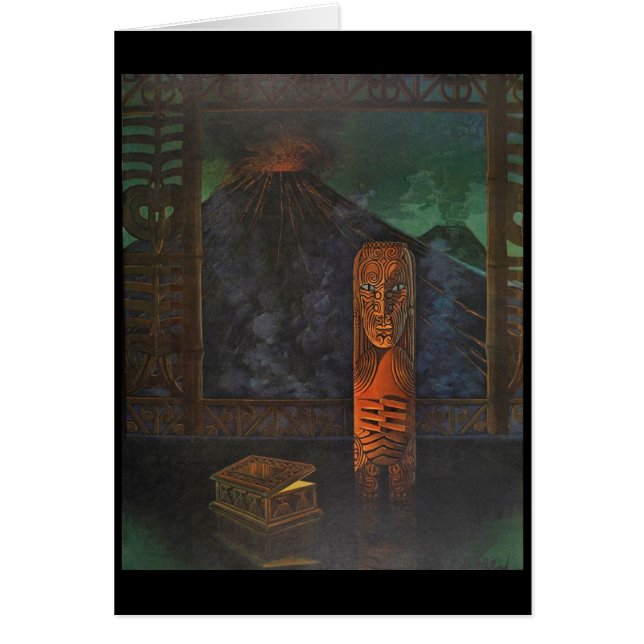 Cartão Meio século clássico Tiki! (Frente)