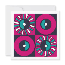 Meio século Étnico Moderno Vazio Teal Magenta