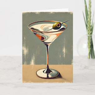 Cartão Meio século Moderno 1 Pintura de Martini Olive