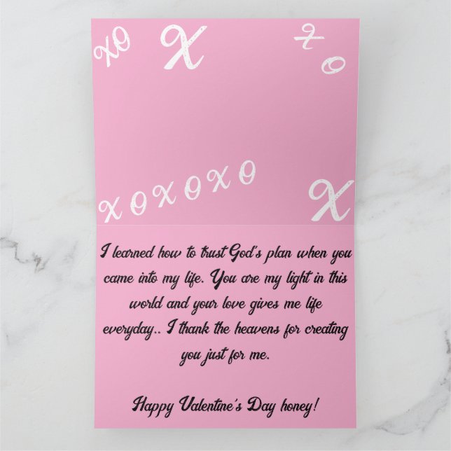 Cartão Mel dia de os namorados (Interior)