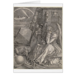 Cartão Melancholia I, Engraçada por Albrecht Durer