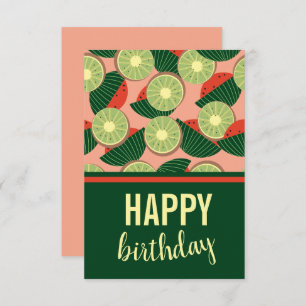 Cartão Melancias e quivis