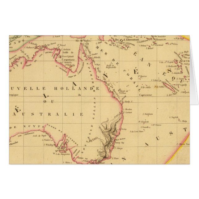 Cartão Melanésia (Frente Horizontal)