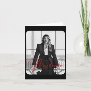 Cartão Melania Trump 2025 Foto de Inauguração de Primeira