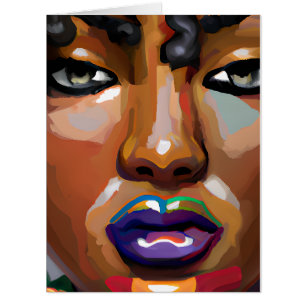 Cartão Melanin Mulher Negra Rainha Sista Amor