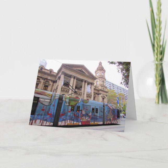 Cartão melbourne tram hall (Frente)