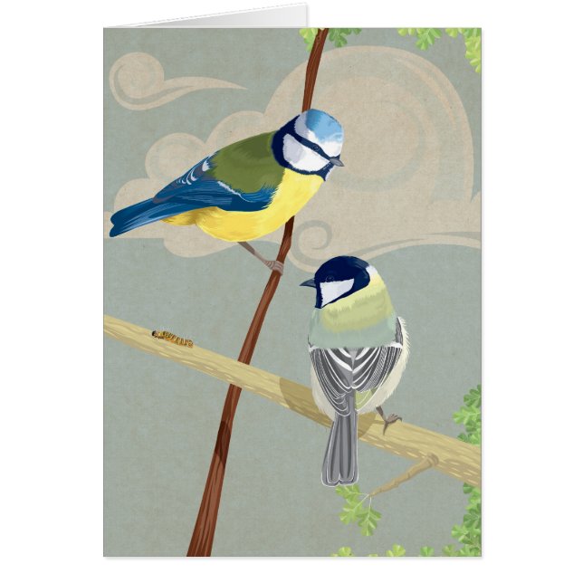 Cartão Melharuco azul e grande (Frente)