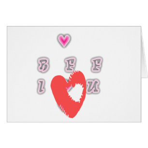 Cartão Melhor amigo BFF para sempre.