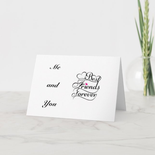 CARTÃO MELHOR AMIGO DESDE O DIA QUE NOS ENCONTRAMOS FELIZ (Frente)