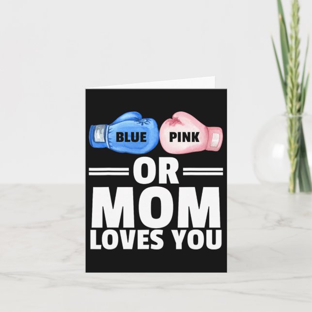 Cartão Melhor Arte Para Crianças Mulheres Luvas Boxando S (Frente)