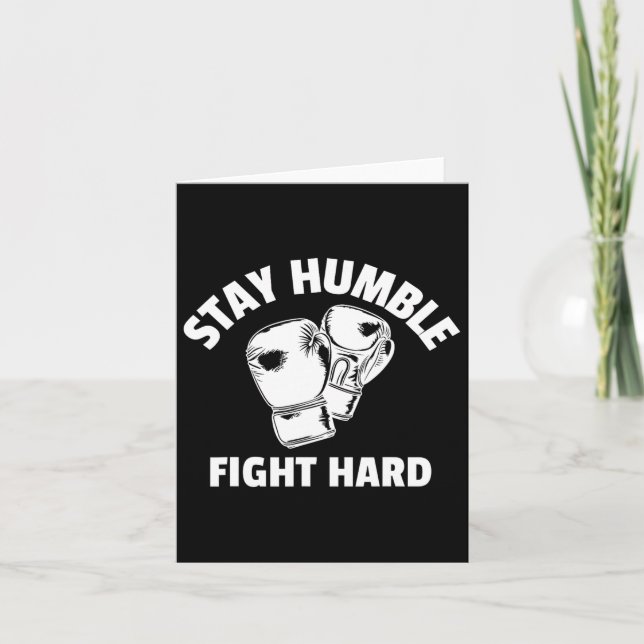 Cartão Melhor Arte Para Crianças Mulheres Luvas Boxando S (Frente)