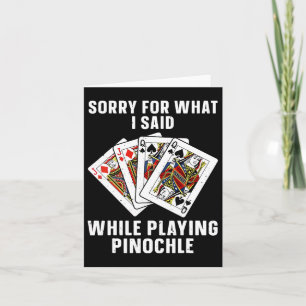 Cartão Melhor Arte Pinochle Para Homens Mulheres Crianças