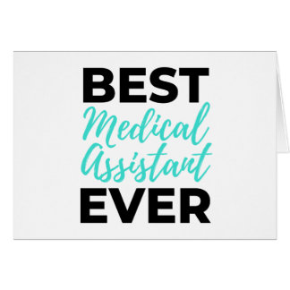 Cartão Melhor Assistente Médico Ever 2