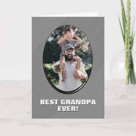 Cartão Melhor Avô Tirado Foto do Dia do Pai