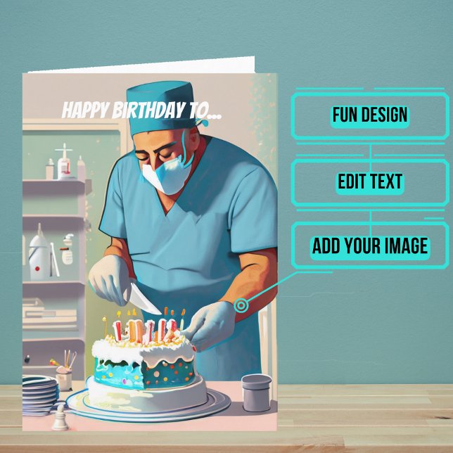 Cartão Melhor Cirurgião Aniversário (Looking for the perfect card for that talented surgeon friend of yours?)
