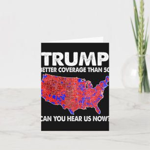 Cartão Melhor cobertura do que o suporte do Map Trump 5g