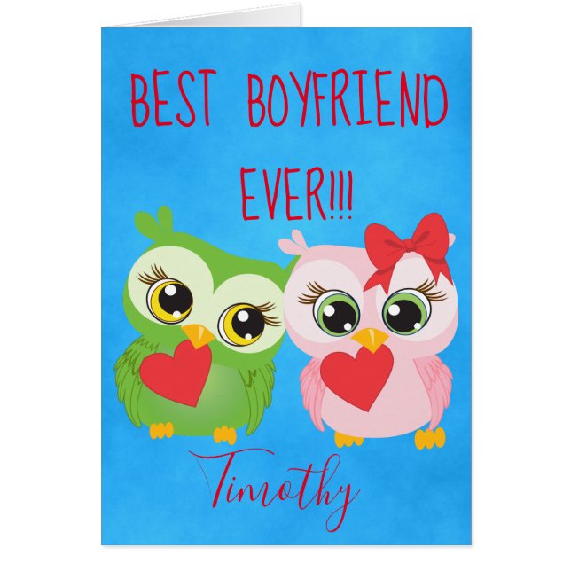 Cartão Melhor Dia de os namorados Nunca (Frente)