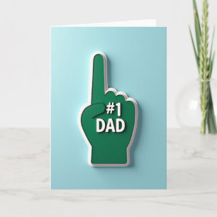 Cartão Melhor Dia dos Pais Número Um Carta do Papai