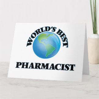 Cartão Melhor Farmacêutico do Mundo
