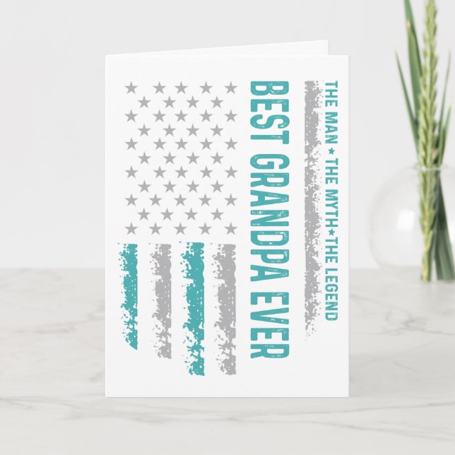 Cartão Melhor Gradnpa Nunca (Frente)