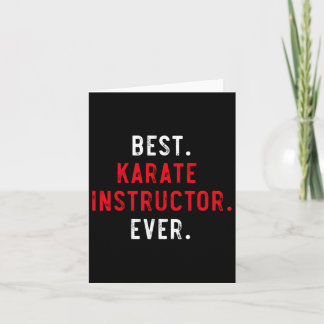 Cartão Melhor instrutor de Karate de sempre - Karate Insp