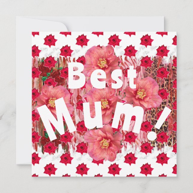 Cartão Melhor Mãe! (Frente)