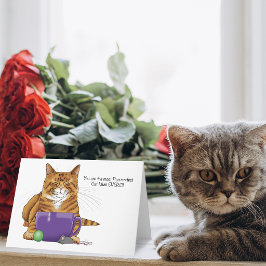 Cartão Melhor Mãe de Gato de Todos os Tempos!