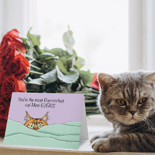 Cartão Melhor Mãe de Gato de Todos os Tempos!