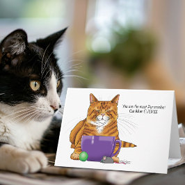 Cartão Melhor Mãe de Gato de Todos os Tempos! 