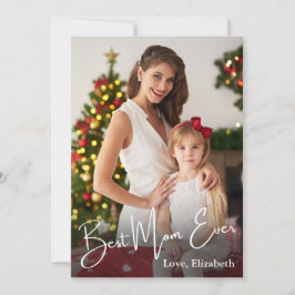 Cartão Melhor Mãe de Todos Foto Personalizada