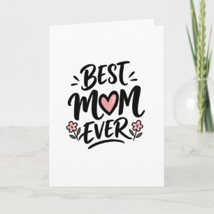 Cartão Melhor Mãe do Mundo Aniversário