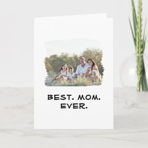 Cartão Melhor Mãe do Mundo Dia das Mães Foto Personalizad