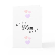 Melhor Mãe do Mundo Moderno Corações Feliz Dia das