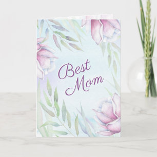 Cartão Melhor Mãe, Escritura Inspiradora Dia das Mães