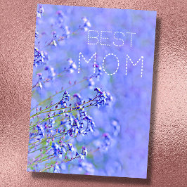 Cartão Melhor Mãe melhor mãe de sempre pastel elegante fl