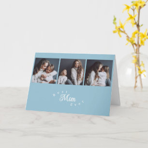 Cartão Melhor Mãe Moderna de Sempre 3 Foto Dia das Mães