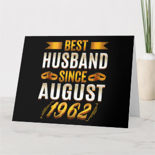 Cartão Melhor Marido Engraçado 58º Aniversário