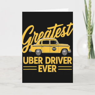 Cartão Melhor Motorista Uber de Todos os Tempos Motorista