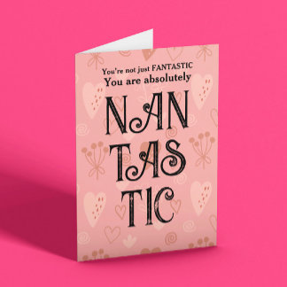 Cartão Melhor Nan Birthday
